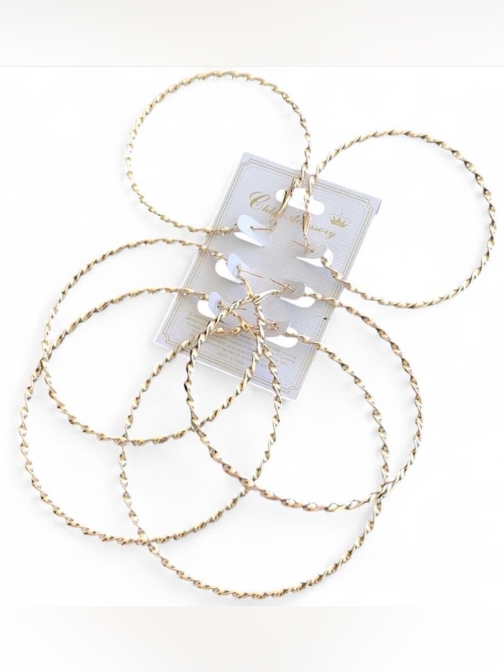 💙Gold Hoop Earrings